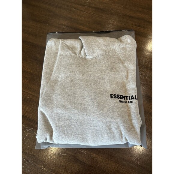 Small/Medium/Large Fear Of God Essentials Hoodie Dark Oatmeal SS22 NEW AUTHENTIC - Picture 4 of 11
